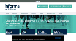 Desktop Screenshot of informaexhibitions.com